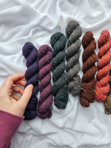 Cozy Sweaters Mini Skein Sets - 100% Canadian Rambouillet