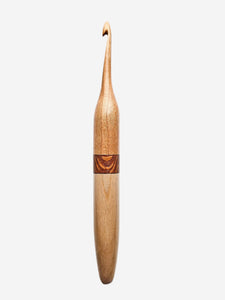 06.00mm Cherry + Lacewood + Maple Crochet Hook (Item #11)