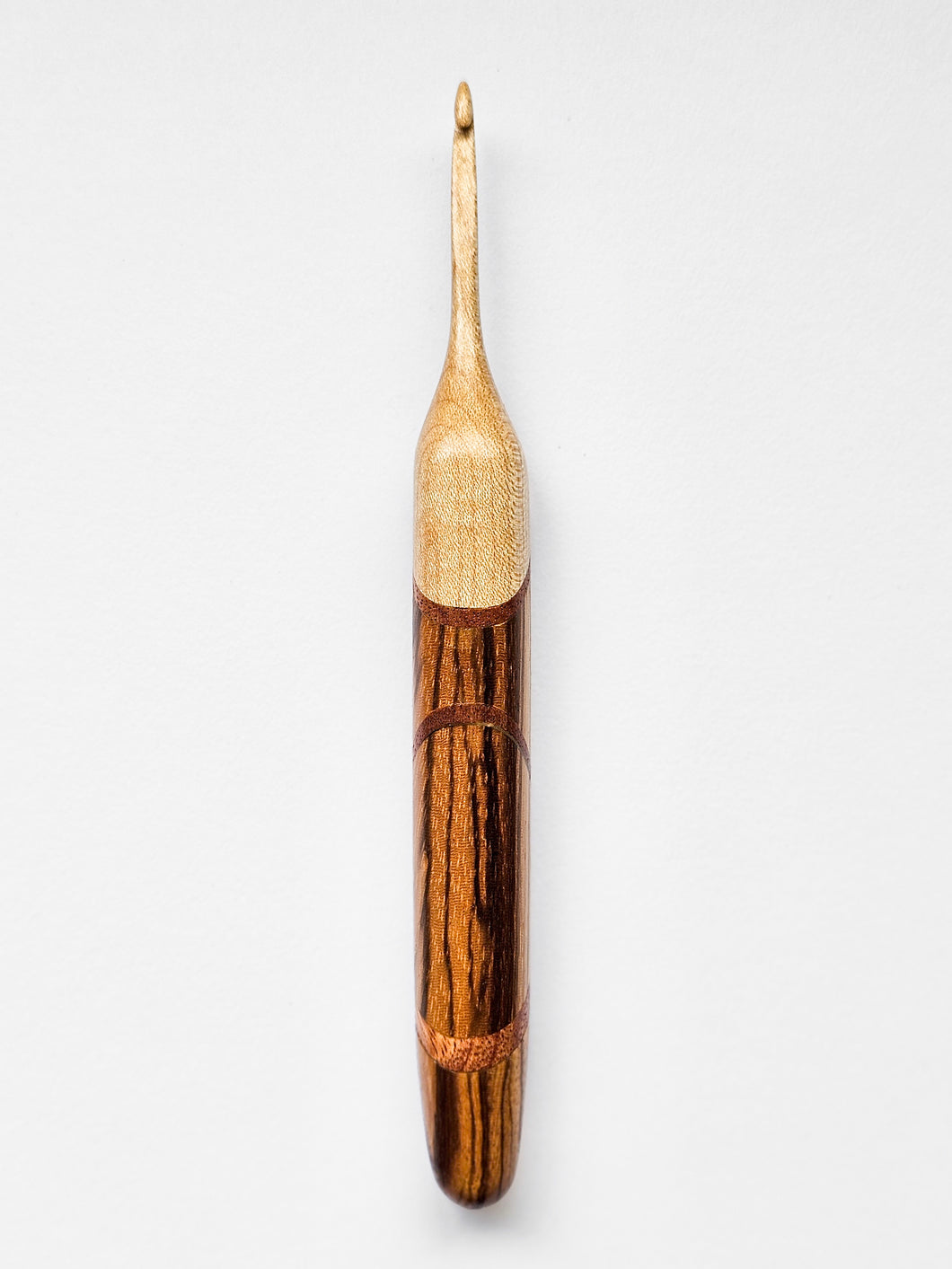 04.00mm Maple + Zebrawood + Tarara Crochet Hook (Item #23)