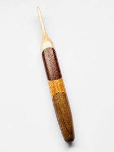 04.50mm Maple + Lacewood + Canary + Shedua Crochet Hook (Item #40)