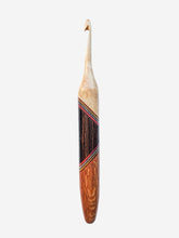 06.00mm Maple + Blue/Magenta Spectraply + Wenge + Lacewood Crochet Hook (Item #139)