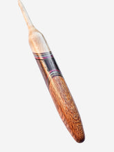 06.00mm Maple + Blue/Magenta Spectraply + Wenge + Lacewood Crochet Hook (Item #139)