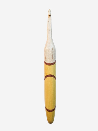 07.00mm Maple + Tarara + Yellowheart Crochet Hook (Item #143)