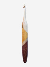 07.50mm Maple + Canary + Ambrosia + Lacewood Crochet Hook (Item #147)