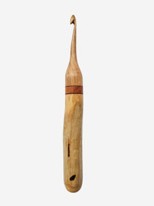 06.00mm Cherry + Osage Orange + Driftwood Crochet Hook (Item #38)