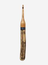 06.00mm Light Roasted Maple + Blue Spectraply + Driftwood Crochet Hook (Item #42)