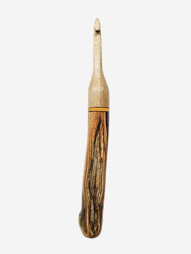 07.00mm Maple + Yellowheart + Driftwood Crochet Hook (Item #43)