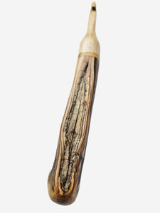 07.00mm Maple + Yellowheart + Driftwood Crochet Hook (Item #43)