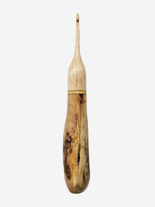 04.00mm Maple + Yellowheart + Driftwood Crochet Hook (Item #48)