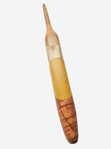 06.00mm Cherry + Ash + Yellowheart + Tarara Crochet Hook (Item #62)