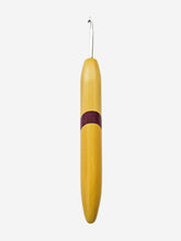 04.00mm Yellowheart + Purpleheart + Yellowheart Metal Crochet Hook (Item #74)