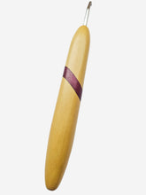 04.00mm Yellowheart + Purpleheart + Yellowheart Metal Crochet Hook (Item #74)