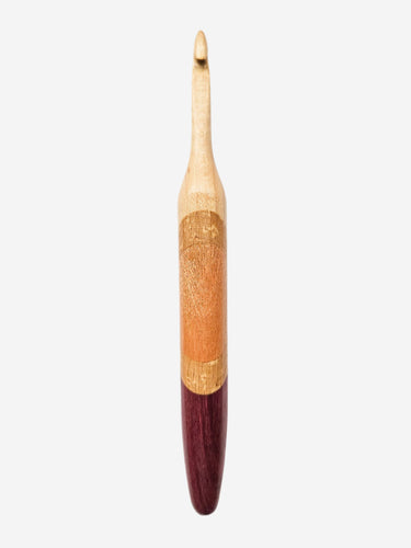 07.00mm Maple + Beech + Cherry + Purpleheart Crochet Hook (Item #104)