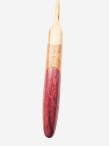 07.00mm Maple + Beech + Cherry + Purpleheart Crochet Hook (Item #104)