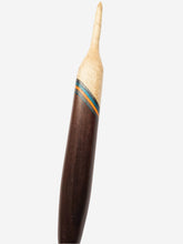 06.00mm Birdseye Maple + Blue/Yellow Spectraply + Dark Roasted Maple Crochet Hook (Item #119)