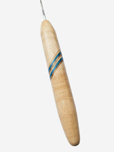 02.00mm Maple + Blue Spectraply Metal Crochet Hook (Item #2)