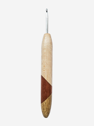 04.00mm Maple + Tarara + Limba Metal Crochet Hook (Item #86)