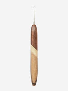 03.00mm Walnut + Holly + Ambrosia Maple Metal Crochet Hook (Item #108)