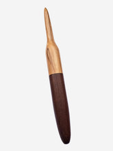 08.50mm Olive + Dark Roasted Maple Crochet Hook (Item #175)