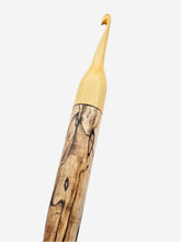 06.50mm Yellowheart + Spalted Maple Crochet Hook (Item #197)