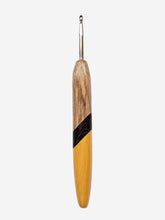 05.00mm Ambrosia Maple + Wenge + Yellowheart Metal Crochet Hook (Item #204)