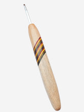 04.50mm Beech + Yellow/Pink/Green Spectraply + Tamarind Metal Crochet Hook (Item #227)