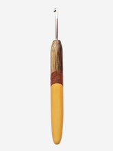 04.00mm Limba + Lacewood + Yellowheart Metal Crochet Hook (Item #236)