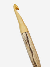 12.00mm Yellowheart + Spalted Maple Crochet Hook (Item #258)