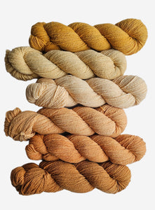 Naturally Dyed with Coreopsis - 100% Canadian Rambouillet