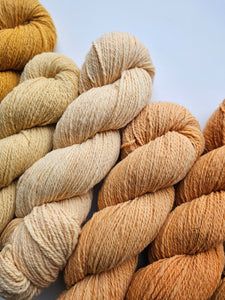 Naturally Dyed with Coreopsis - 100% Canadian Rambouillet