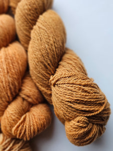 Naturally Dyed with Coreopsis - 100% Canadian Rambouillet