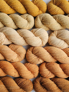 Naturally Dyed with Coreopsis - 100% Canadian Rambouillet