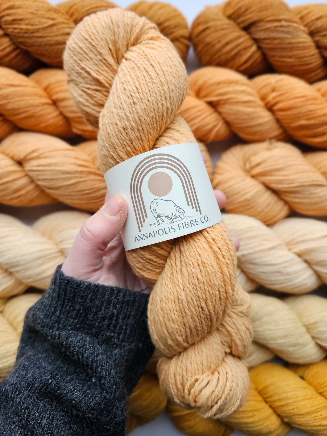 Naturally Dyed with Coreopsis - 100% Canadian Rambouillet