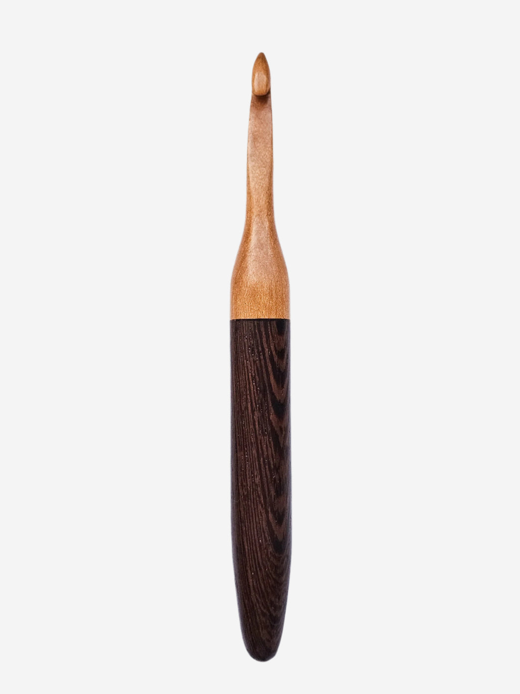 08.00mm Light Roasted Maple + Wenge Crochet Hook (Item #62)