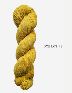 Naturally Dyed with Goldenrod - 100% Canadian Rambouillet