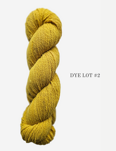 Naturally Dyed with Goldenrod - 100% Canadian Rambouillet