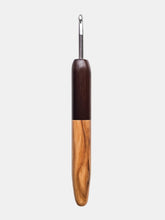 05.00mm Dark Roasted Maple + Olive Metal Crochet Hook (Item #160)
