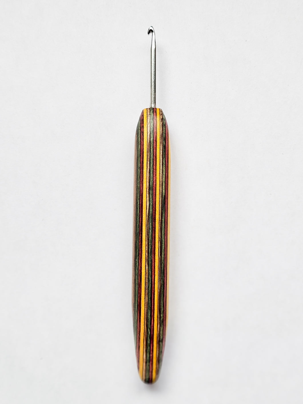 03.50mm Brown / Green / Pink / Yellow Spectraply Metal Crochet Hook (Item #186)