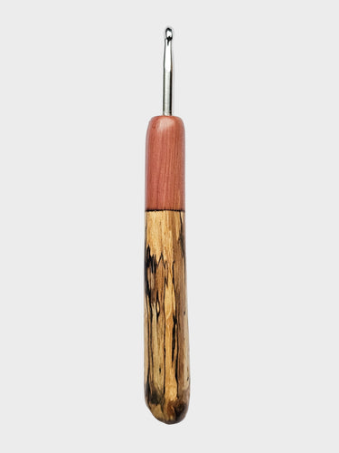 05.50mm Cedar + Driftwood Metal Crochet Hook (Item #161)