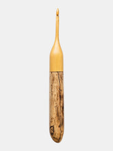 04.00mm Yellowheart + Spalted Tamarind Crochet Hook (Item #213)