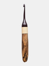 05.00mm Dark Roasted Maple + Holly + Driftwood Crochet Hook (Item #224)