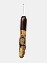 02.25mm Dark Roasted Maple + Driftwood CLOVER Metal Crochet Hook (Item #151)