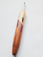 05.00mm Maple + Purpleheart + Tigerwood Metal Crochet Hook (Item #207)