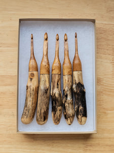 Driftwood Two-Wood Crochet Hook (PREORDER)