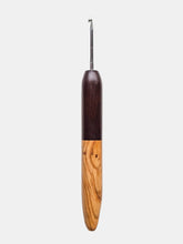 03.00mm Dark Roasted Maple + Olive Metal Crochet Hook (Item #189)