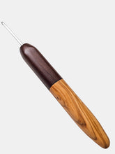 03.00mm Dark Roasted Maple + Olive Metal Crochet Hook (Item #189)
