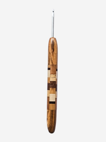 03.25mm Patchwork CLOVER Metal Crochet Hook - SKINNY HANDLE (Item #97)