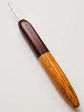 04.00mm Dark Roasted Maple + Olive Metal Crochet Hook (Item #133)