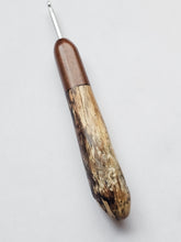 03.75mm Dark Roasted Maple + Driftwood CLOVER Metal Crochet Hook (Item #217)
