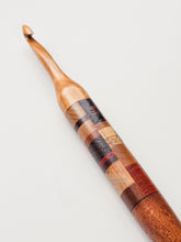 07.00mm Light Roasted Maple + Patchwork Crochet Hook (Item #232)